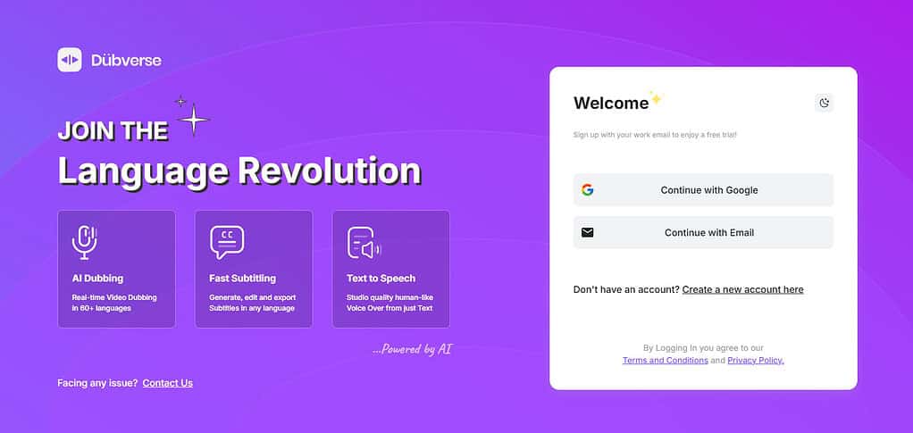 Click “Get Started”