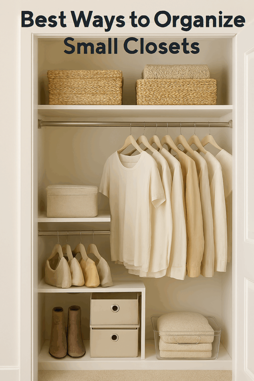 10 Best Ways to Organize Small Closets for Maximum Space & Efficiency