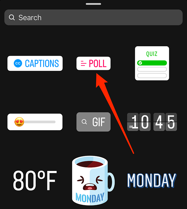 Use Interactive Poll Stickers