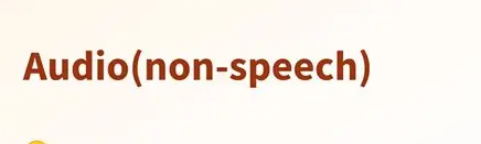 Describe Non-Speech Audio