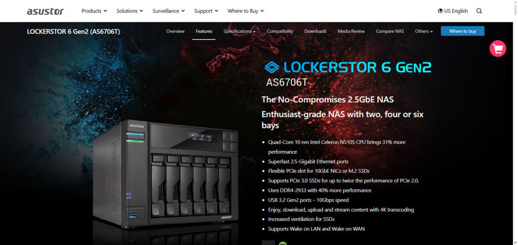 Asustor Lockerstor 6 Gen2