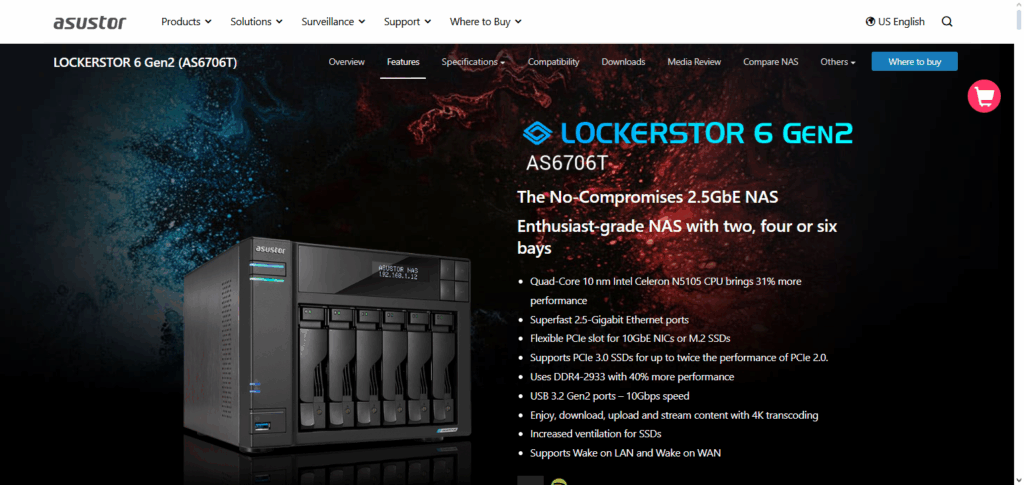 Asustor Lockerstor 6 Gen2