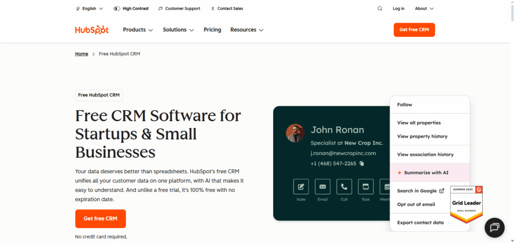 HubSpot CRM