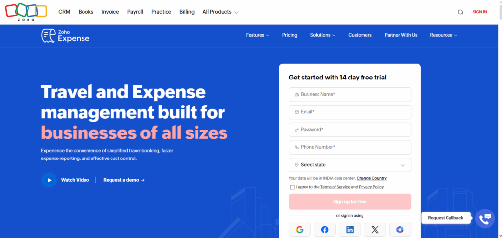 Zoho Expense