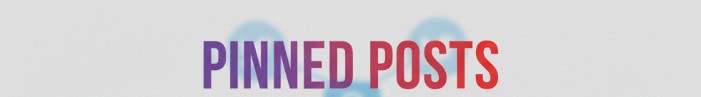 About Pinned Posts