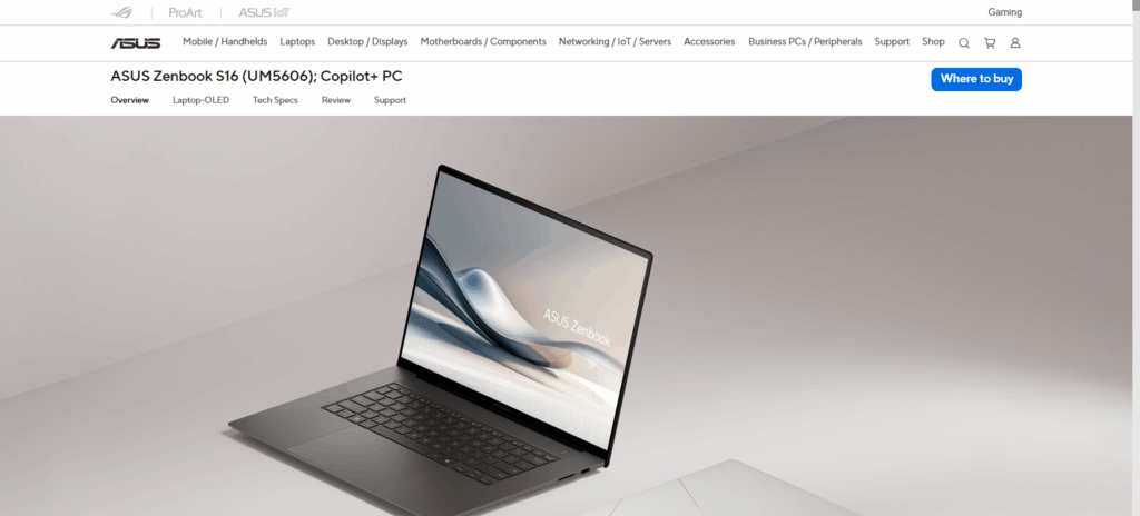 Asus Zenbook S 16 (2025)
