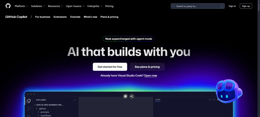 GitHub Copilot (OpenAI + GitHub)