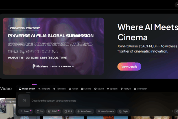 Pixverse AI – Next-Gen AI Tools for Creative Content
