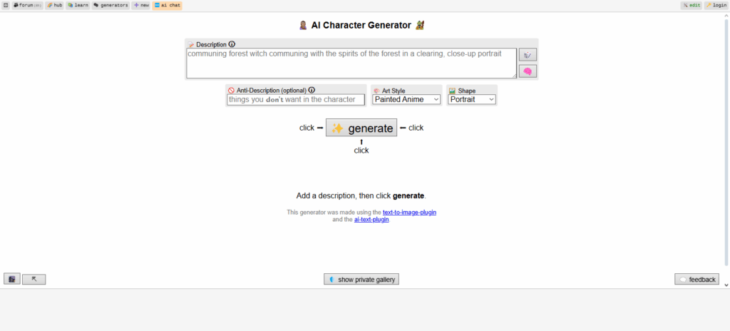 Perchance AI