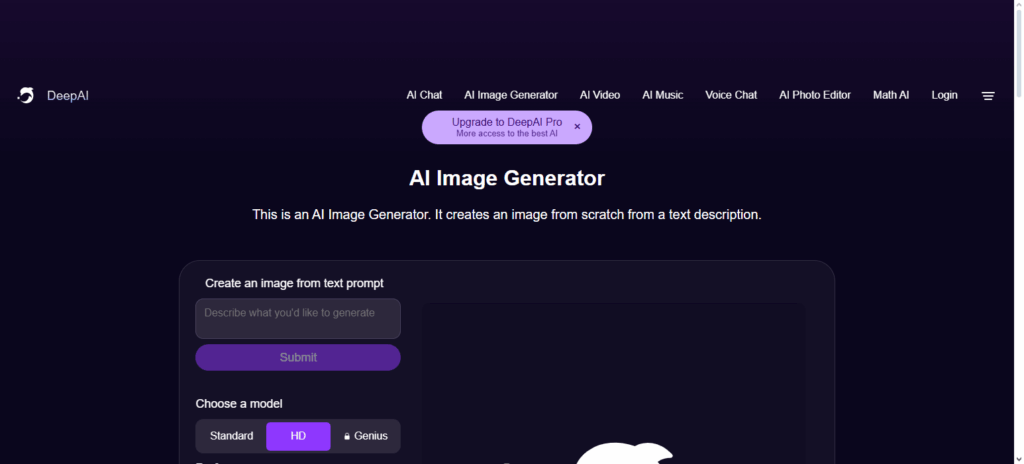DeepAI Image Generator