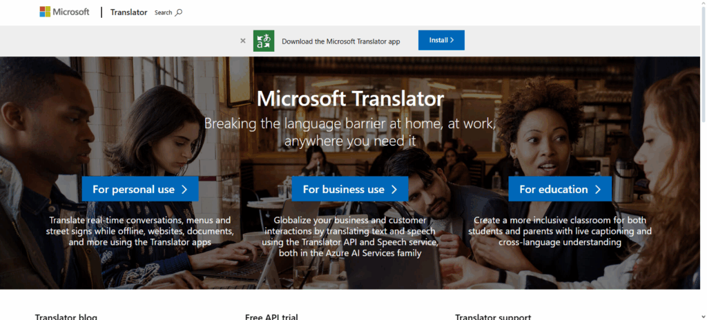 Microsoft Translator
