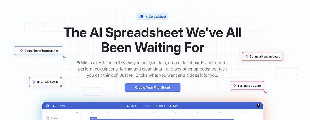 AI Spreadsheet Maker