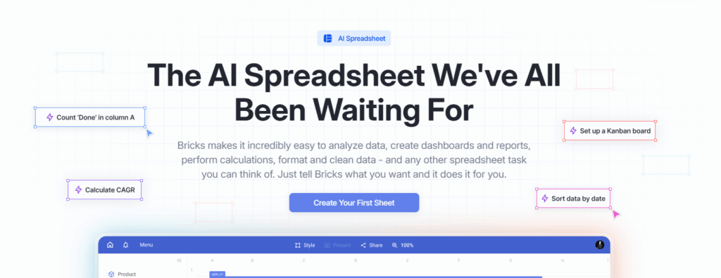 AI Spreadsheet Maker