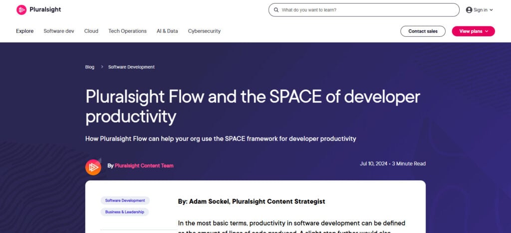 Pluralsight Flow