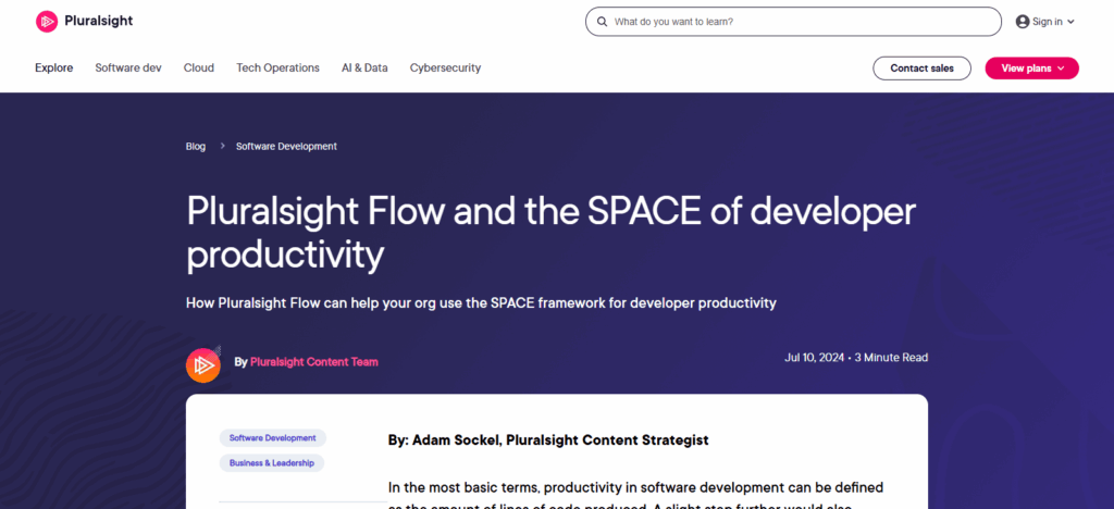 Pluralsight Flow