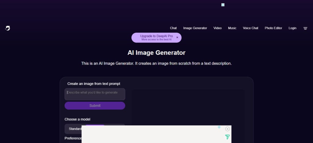 DeepAI Image Generator