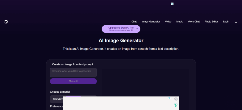 DeepAI Image Generator
