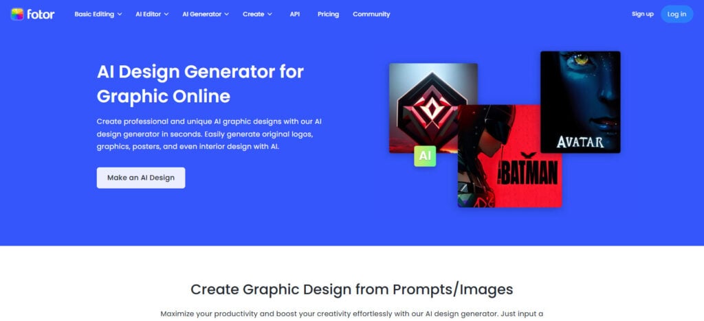 Fotor AI Design