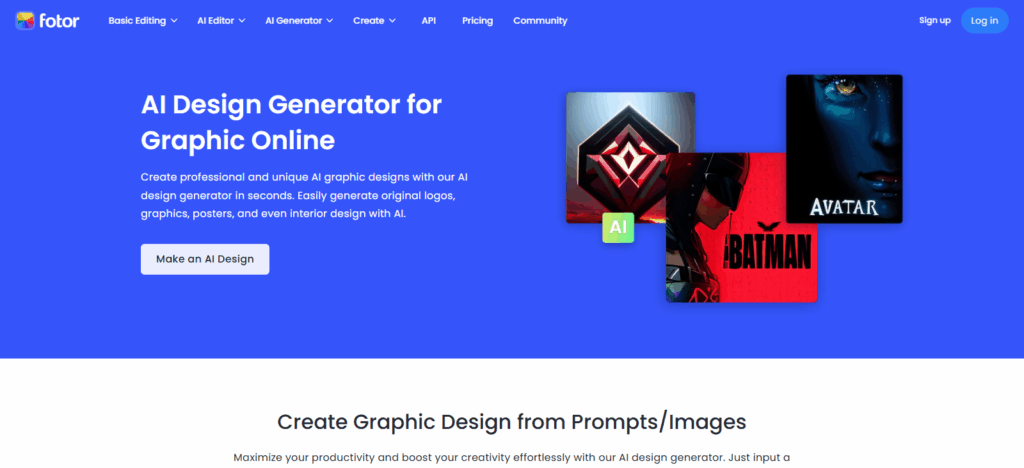 Fotor AI Design