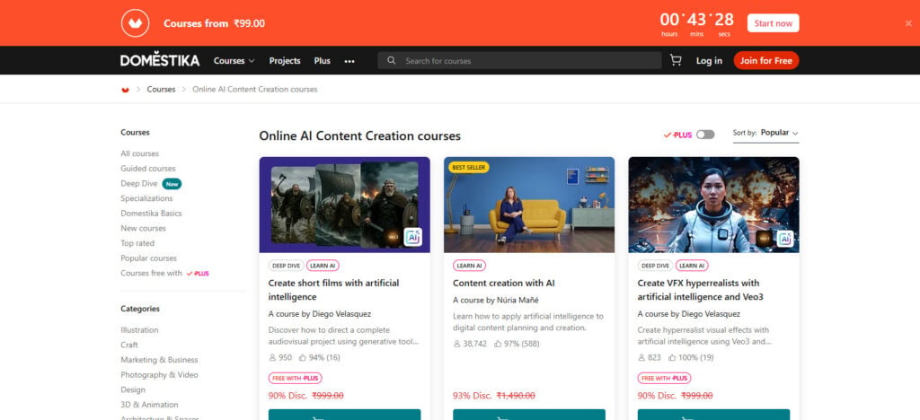 AI for Creators – Domestika