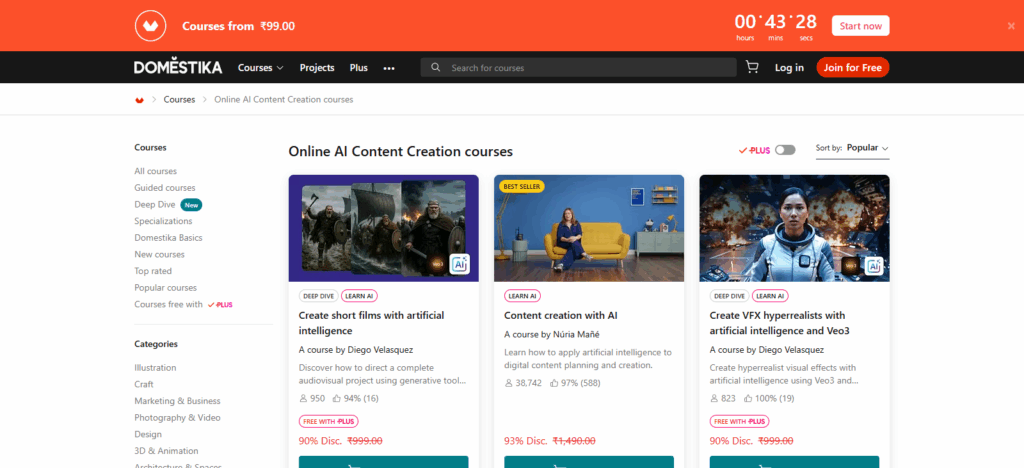 AI for Creators – Domestika