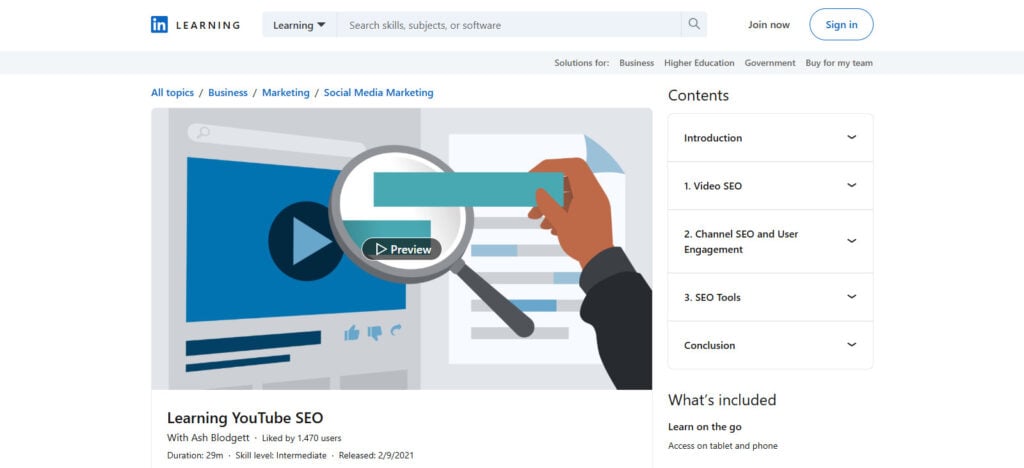 YouTube SEO with AI Tools – LinkedIn Learning