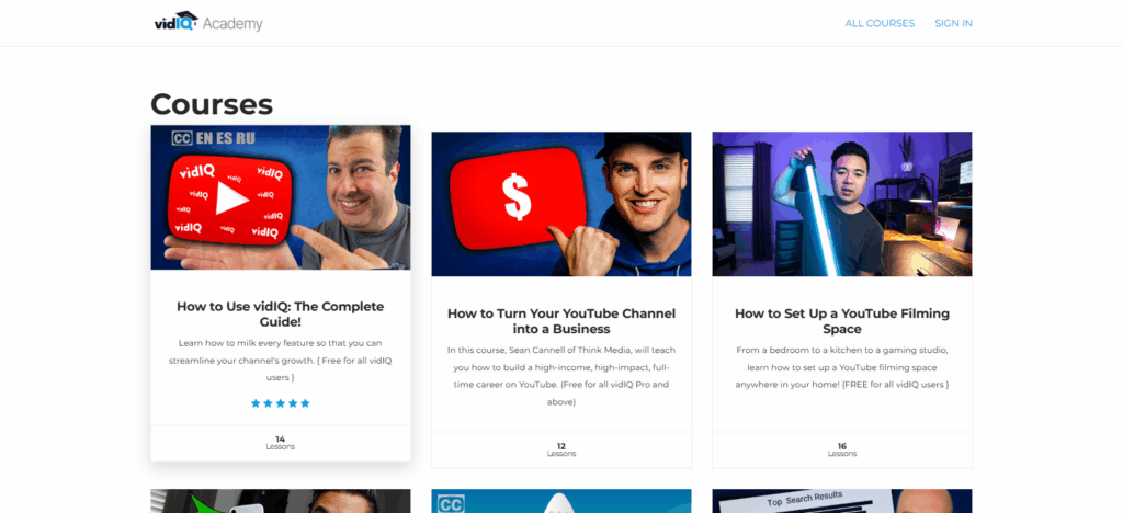 VidIQ AI Strategy Course – VidIQ Academy