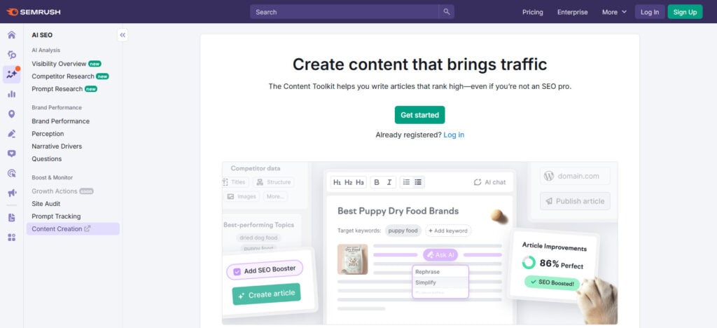 Semrush (ContentShake AI)
