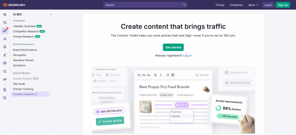 Semrush (ContentShake AI)