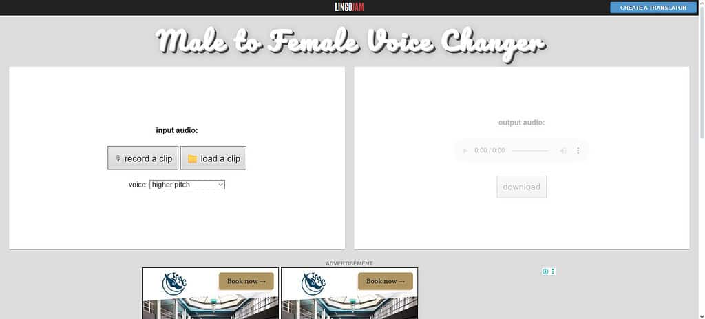 LingoJam Voice Changer