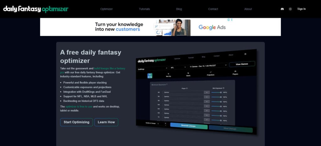 DailyFantasyOptimizer.com