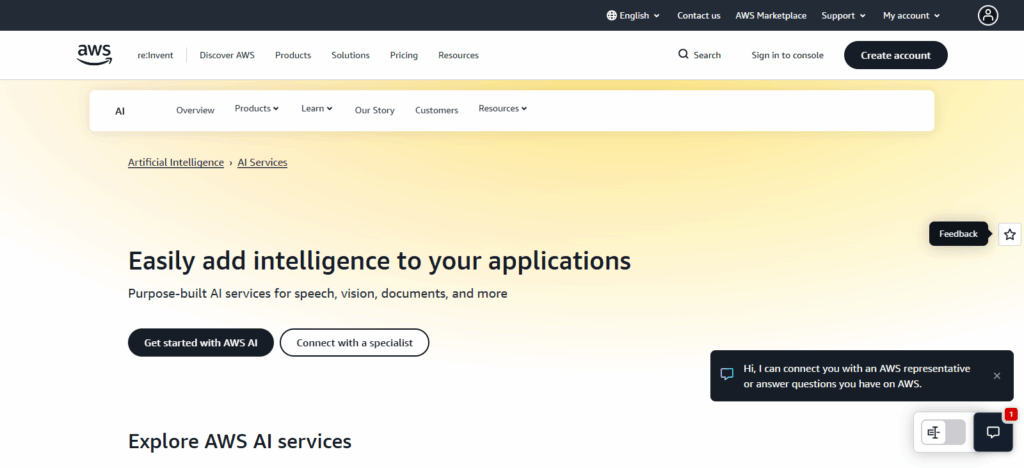 Amazon Web Services (AWS AI)