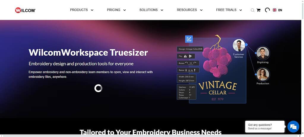 TrueSizer by Wilcom