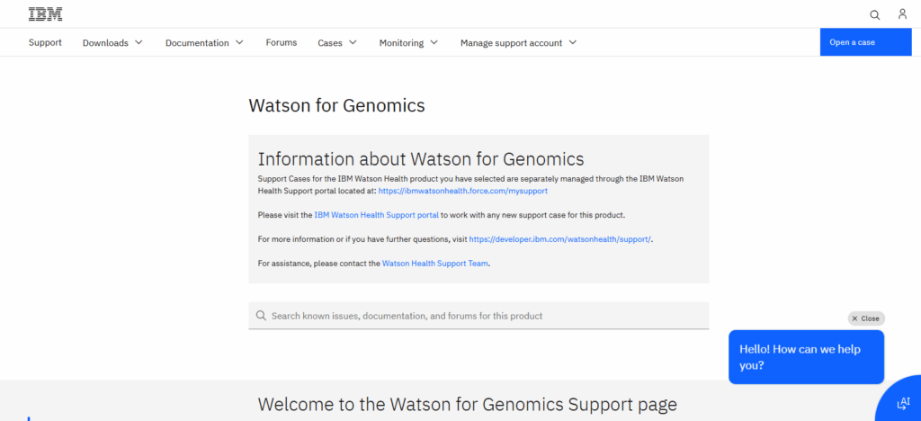 IBM Watson for Genomics