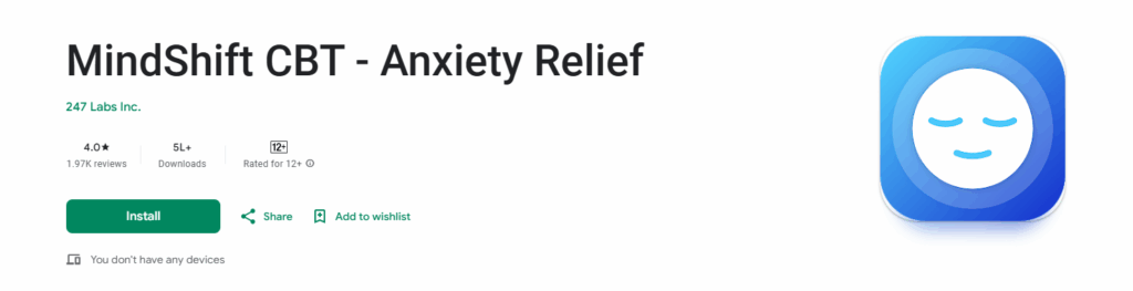 9. MindShift CBT