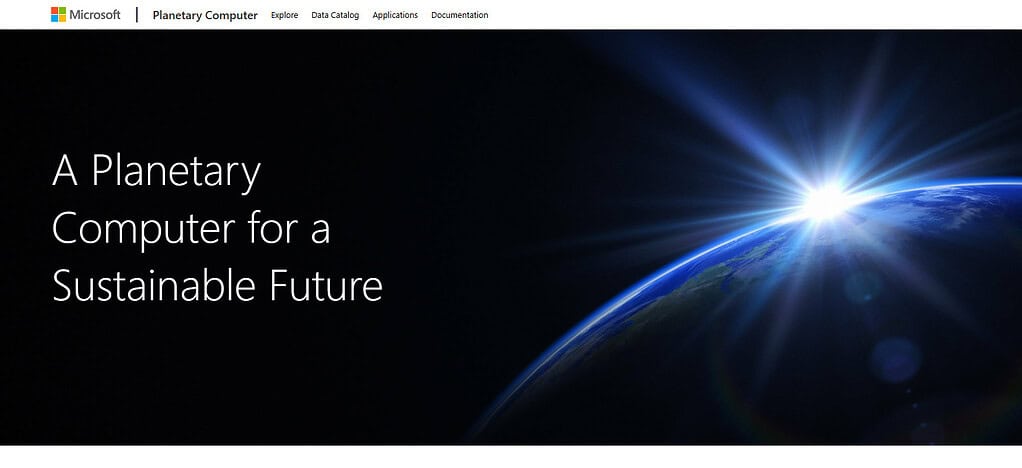 Microsoft Planetary Computer
