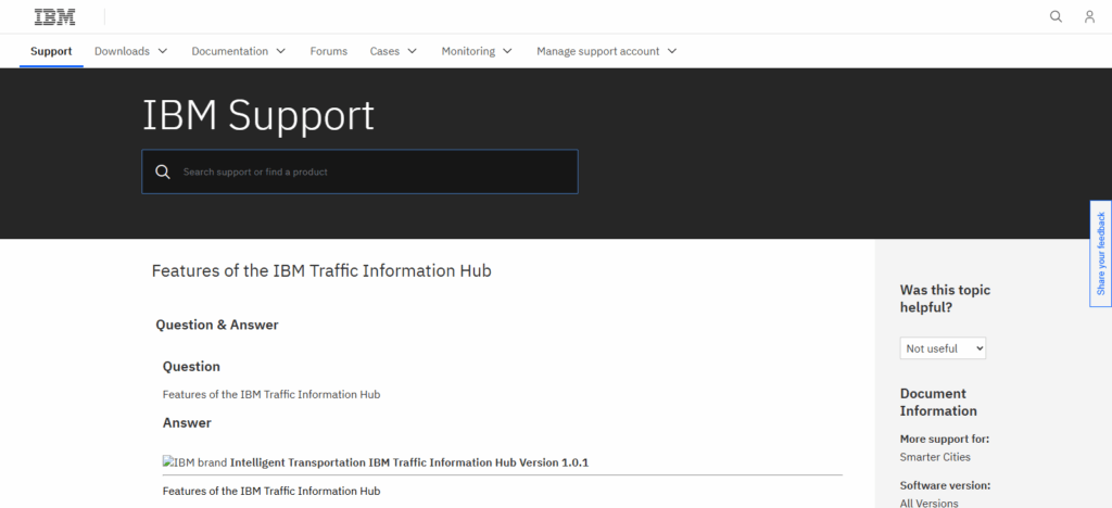 IBM City Traffic Analytics