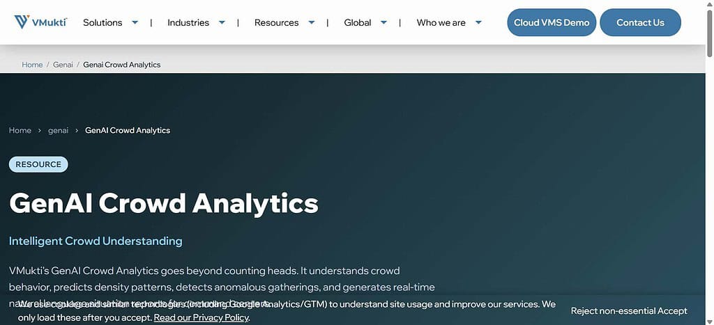 VMukti GenAI Crowd Analytics