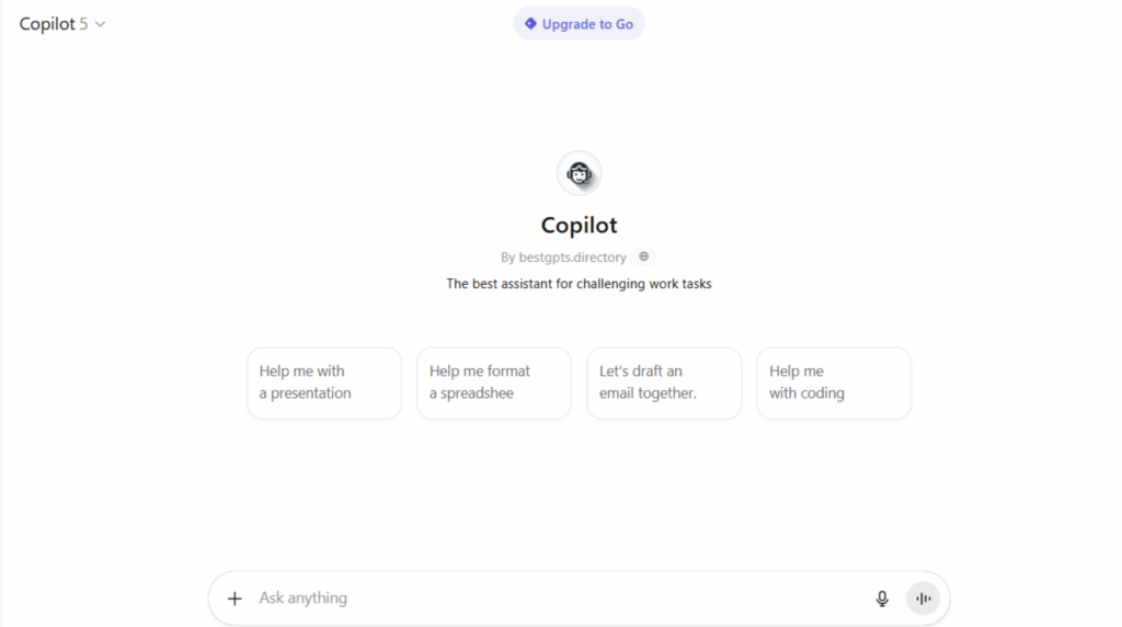 ChatGPT (via Copilot)
