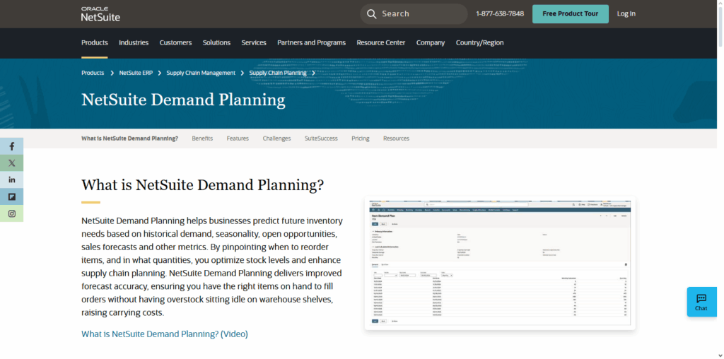 NetSuite Demand Planning