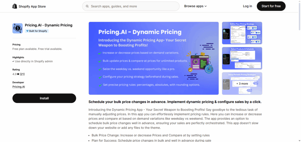 Shopify AI Pricing Tools