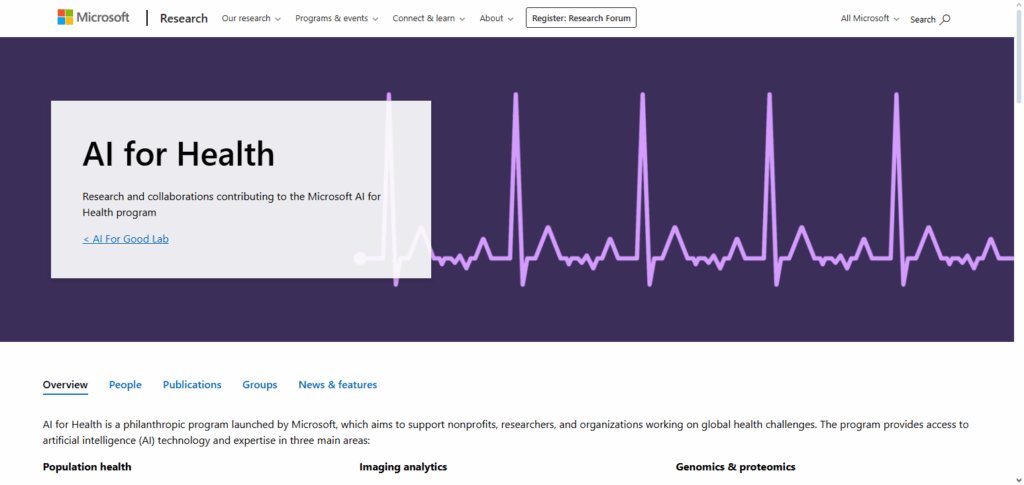 Microsoft AI for Health