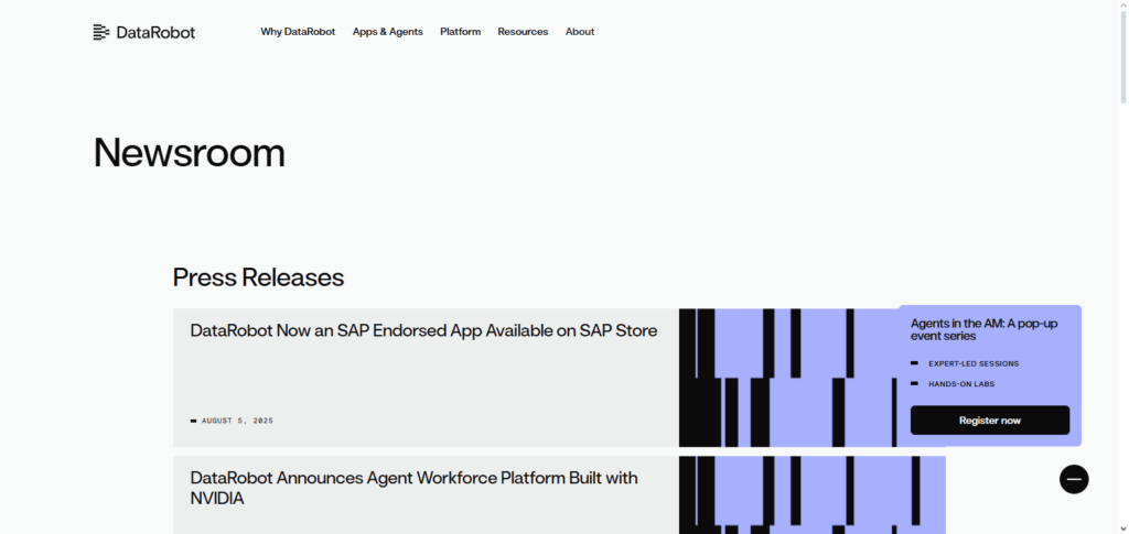 DataRobot AI for News