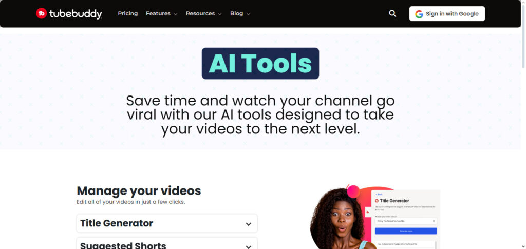 TubeBuddy AI