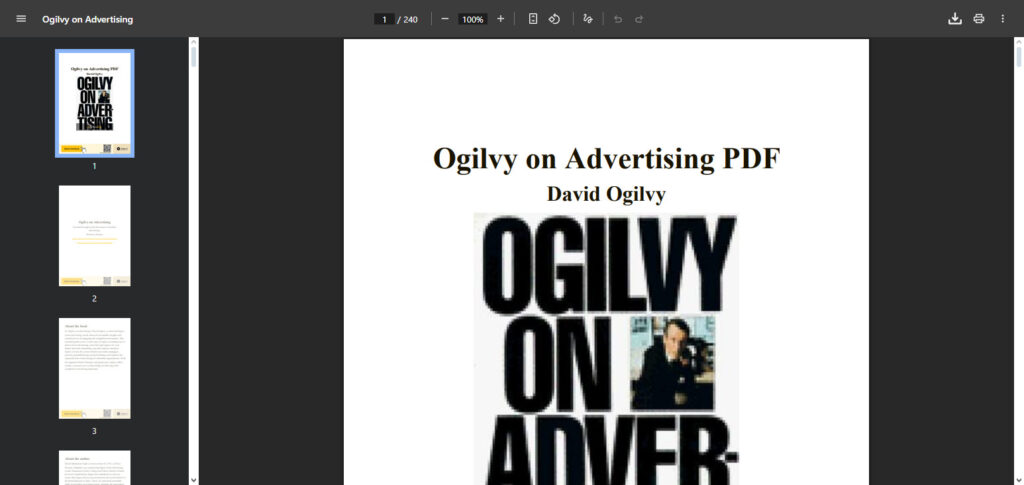 Ogilvy on Advertising – David Ogilvy