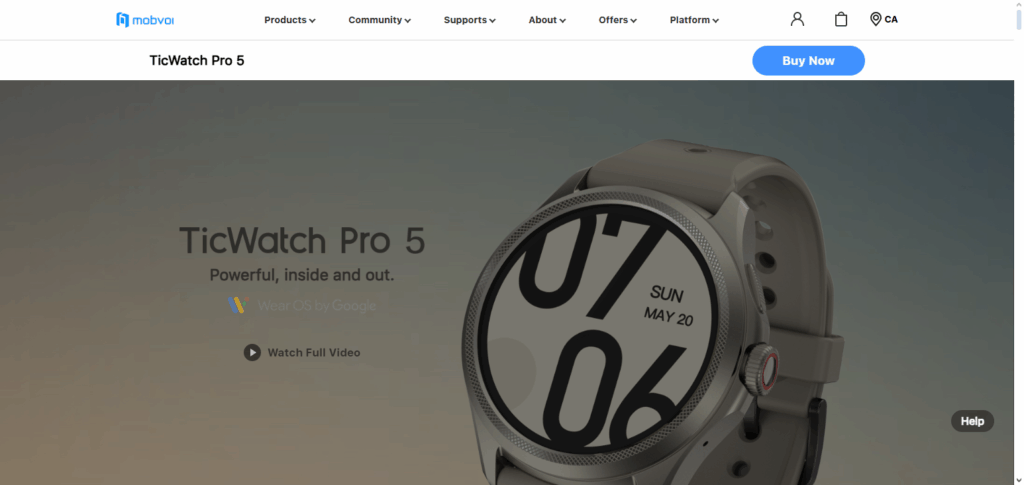 Mobvoi TicWatch Pro 5