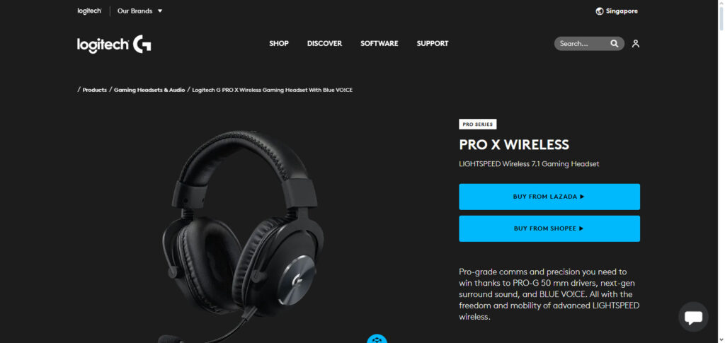 Logitech G Pro X Wireless Lightspeed
