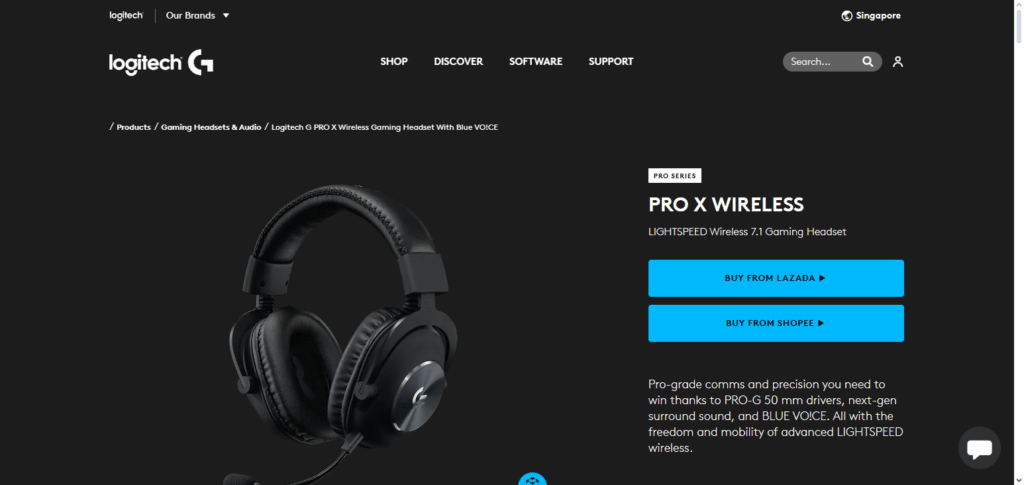 Logitech G Pro X Wireless Lightspeed