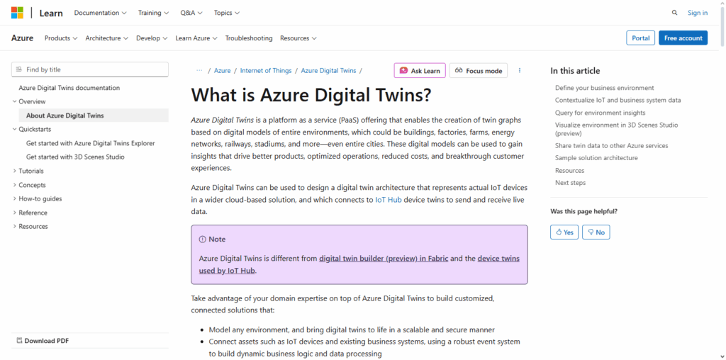 Azure Digital Twins