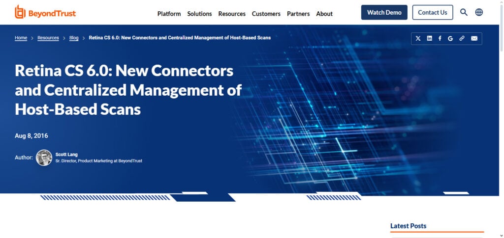 BeyondTrust Retina CS